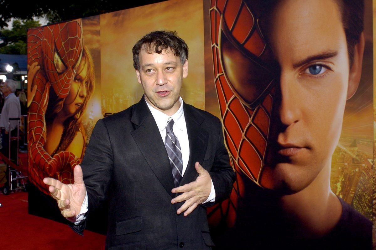 TobeyKirstenWeb's tweet photo. Sam Raimi wanted to make the best Spider-Man movie:

💬 I was very unhappy with Spider-Man 3, and I wanted to make Spider-Man 4 to end on a very high note, the best Spider-Man of them all. 

#MakeRaimiSpiderMan4 https://t.co/qDDCKn8Ofw