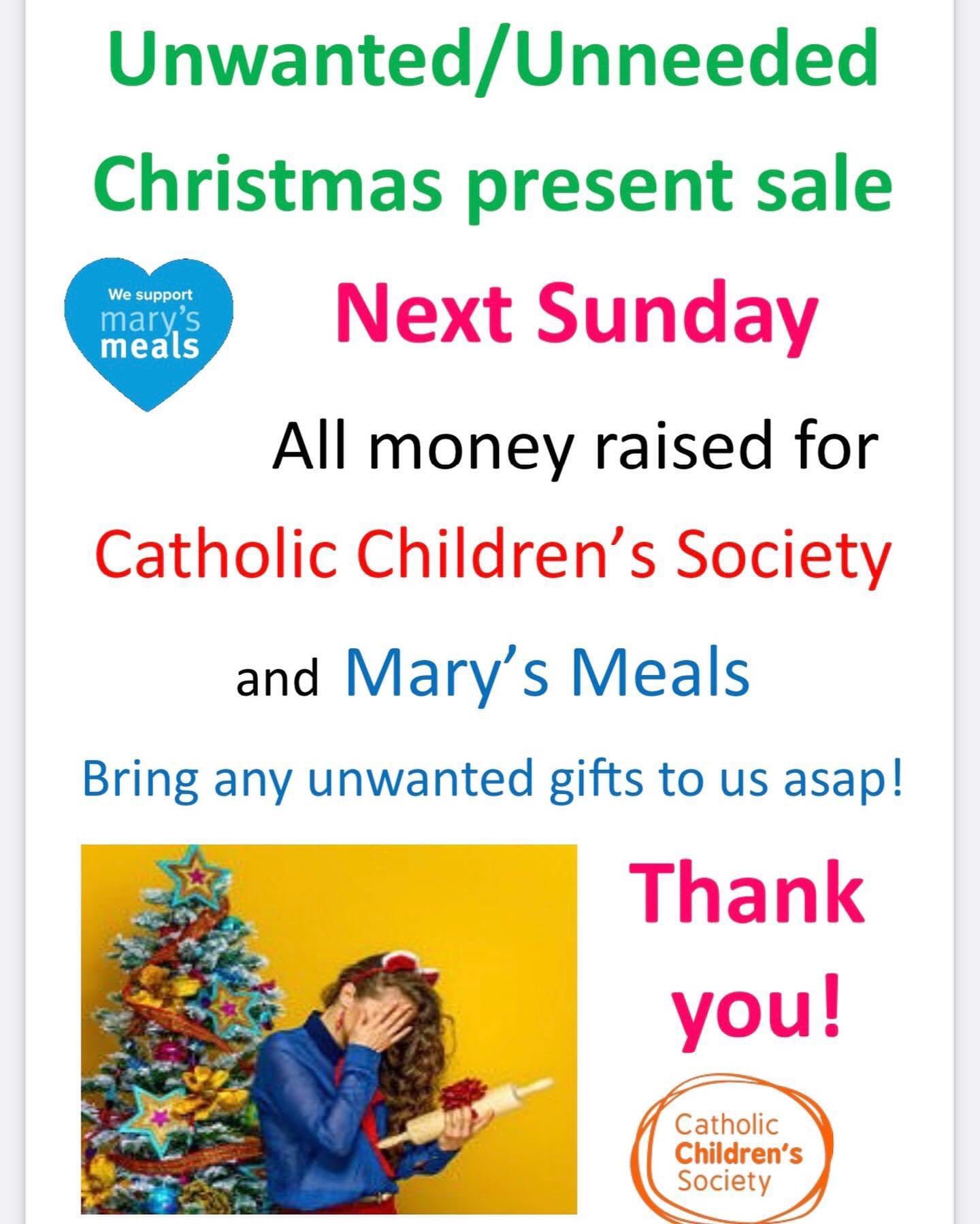 Where To Donate For Christmas 2022 Our Lady Of Fatima - White City On Twitter: "We Will Be Having An Unwanted  Christmas Present Sale Next Weekend After Sunday's Masses. If You Have Any  Unwanted Gifts You'd Like To