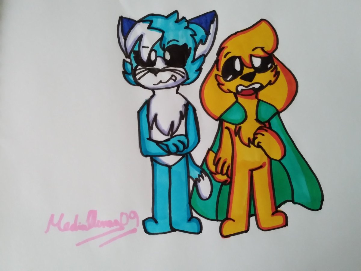Medialunaa09's tweet photo. Hice este dibujito de Mike y Akela espero que les guste 💖💕
@MikecrackYT 
#LasPerreriasdeMike2 https://t.co/Gh8p8hpk6K