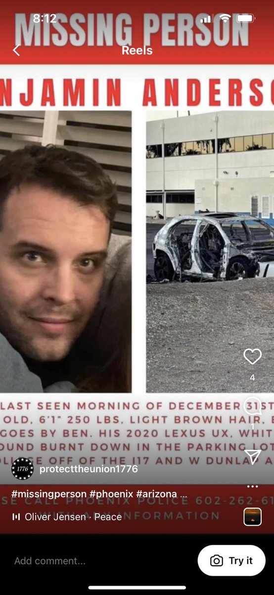 SoozDsays's tweet photo. @TMZ Ben Anderson was a loyal follower/reader of TMZ. We are doing everything we can to find him. Would you publicize this flyer so we can find him? Any help is appreciated. https://t.co/vsJql7JiZs