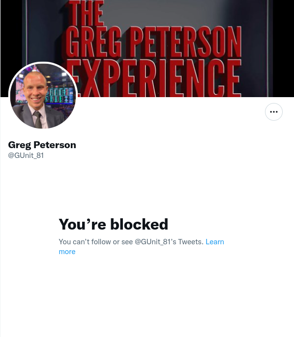 GUnitTracker's tweet image. Looks like Greg is not a fan of this level of transparency.