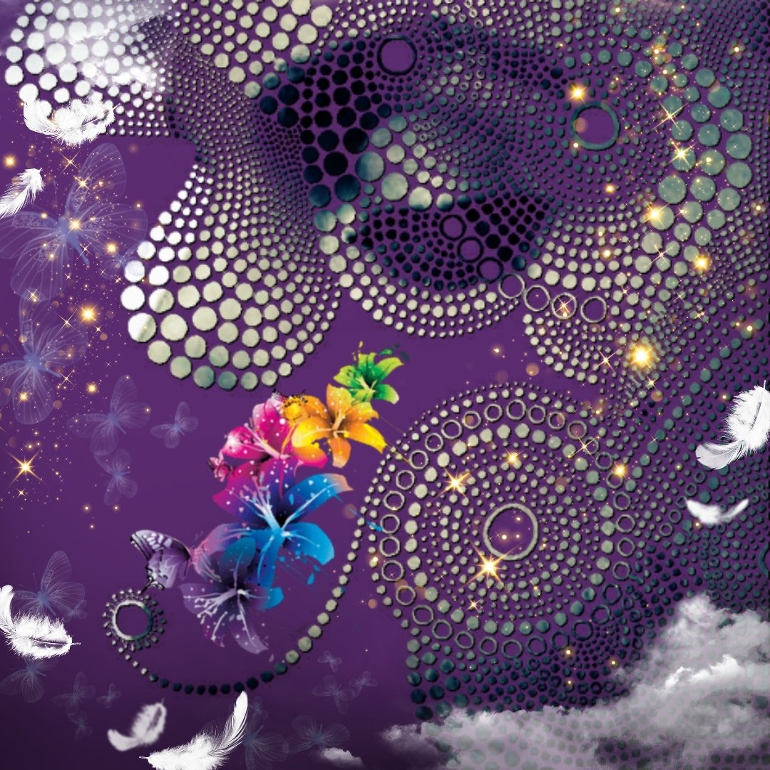 LynnJohnson8's tweet photo. My digital artwork work 💜🕊 https://t.co/3r3xkU3AIs