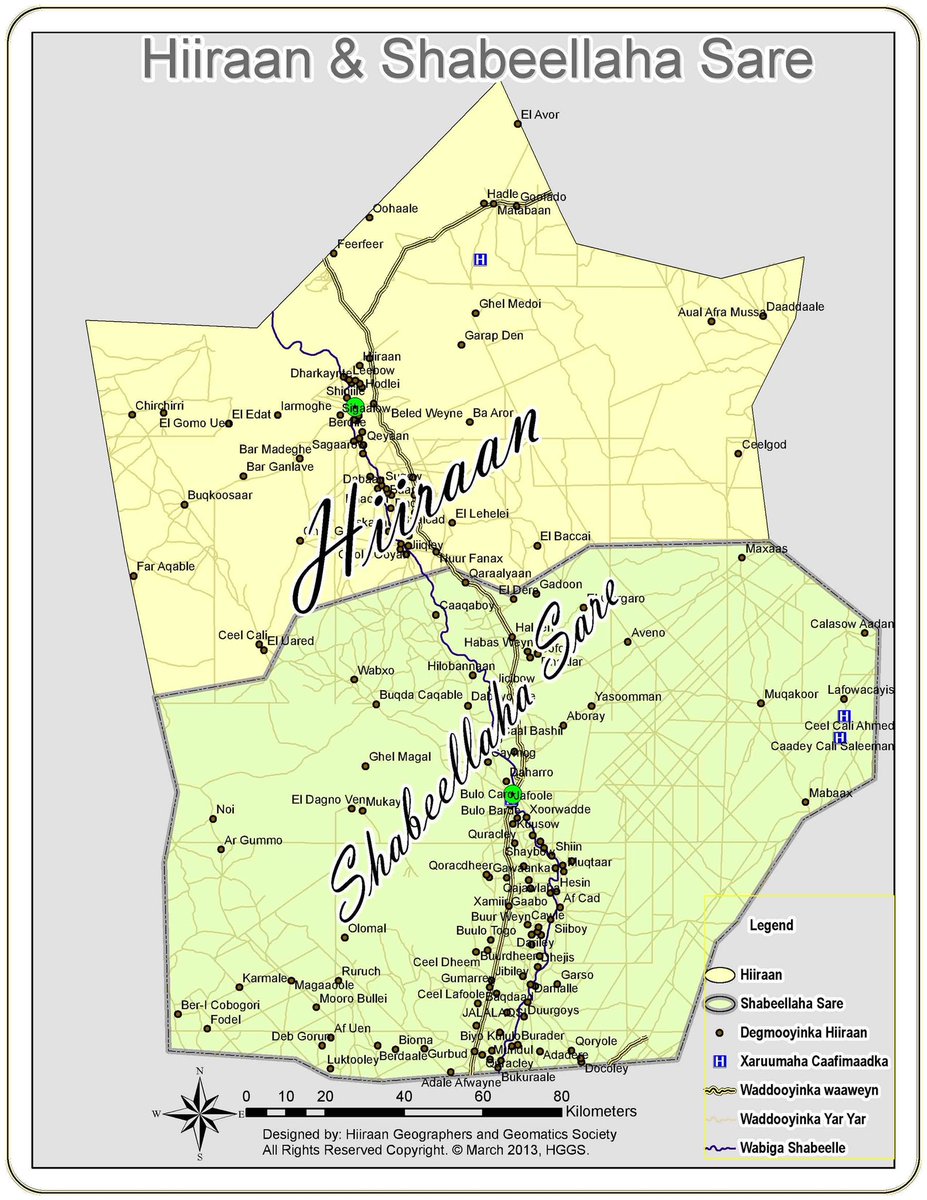 Hiiraan and Shabeelle Sare are two separate states, not one #HiiraanState #NoHirshabelle