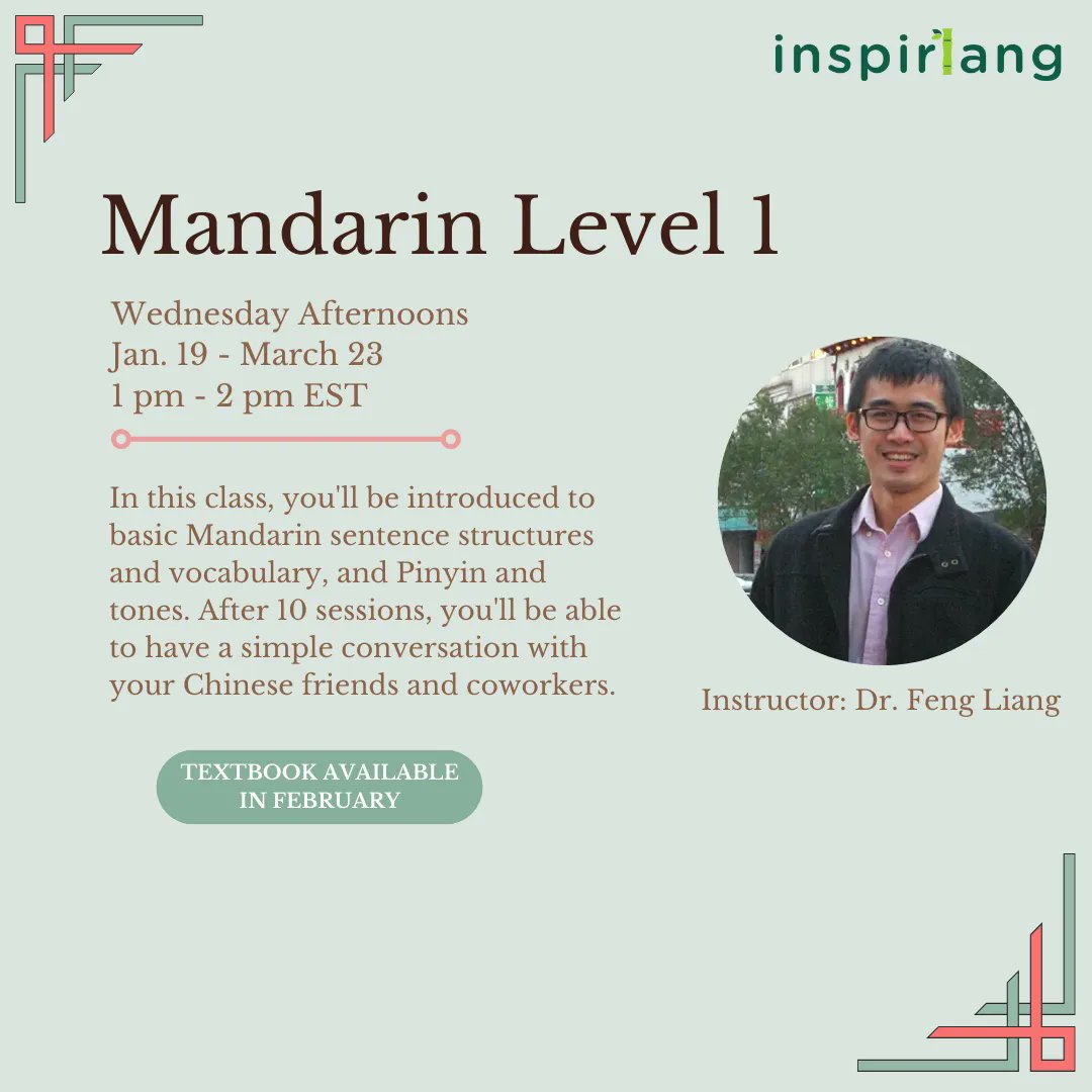InspirLang's tweet photo. 👩🏻🏫 New Chinese classes are out for 2022 on https://t.co/VkiX7HTuMB. Classes are online via Zoom, and let's thrive in Omicron 🥷
.
.
.
.
.
#learncantonese #cantoneselanguage #Chineseculture #chineselanguage #learnchinese #cantoneseclass #mandarinclass #学中文 #online https://t.co/HVXA6id0xm