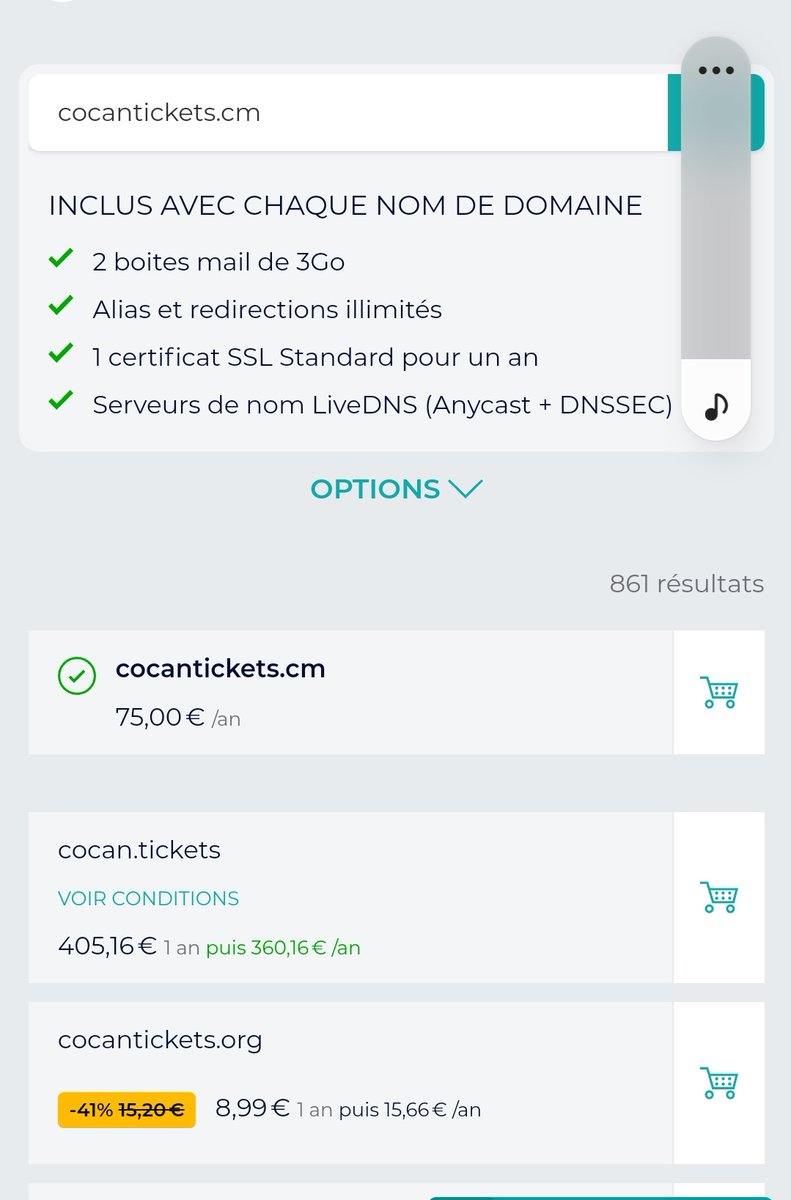 BeaugasOrain's tweet photo. Conseil à nos amis du #Cocan @2021Cmr avec le site https://t.co/1SX71ChYBh, reservez le nom de domaine en .Cm SVP. N'est-ce pas le moment de promouvoir la destination 🇨🇲 #Cameroun? C'est 7000 F. C'était à 2000 il y a 3 jours. Réservez également le .Africa &amp; mettez le .Cm en 1er https://t.co/WoJuTWdN5G