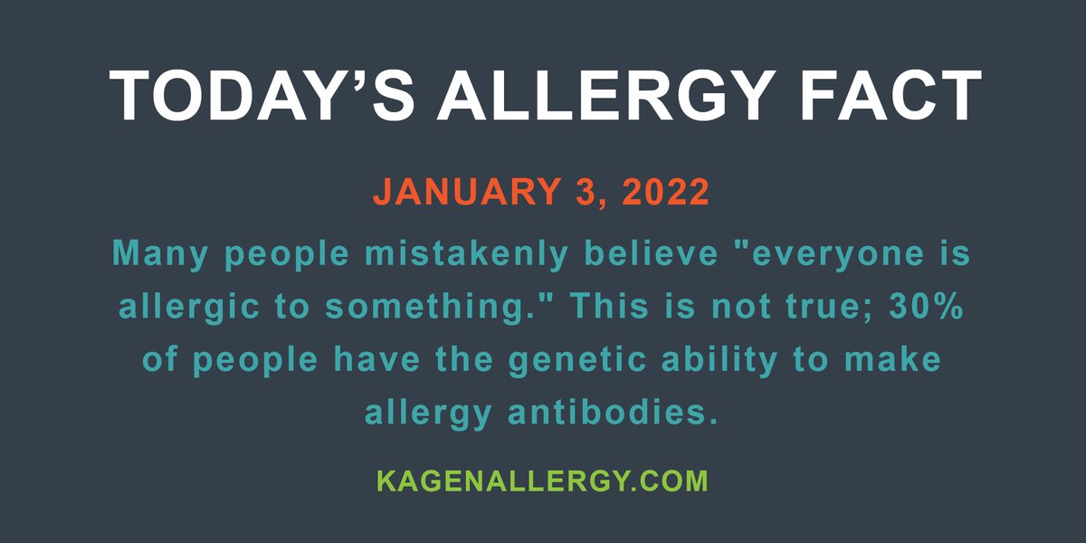 KagenAllergy's tweet photo. Today's daily allergy fact for January 3, 2022. Happy to see you. How may we help? https://t.co/ousbI7RMAO #allergies #sinusproblems #allergens #allergyhelp #allergylife #allergies #allergy #allergyfacts https://t.co/3BrlGxyaX1
