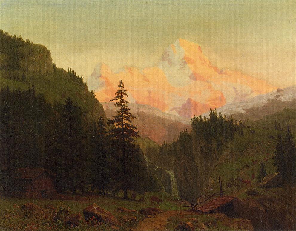 Landscape wikiart.org/en/albert-bier… #albertbierstadt #luminism