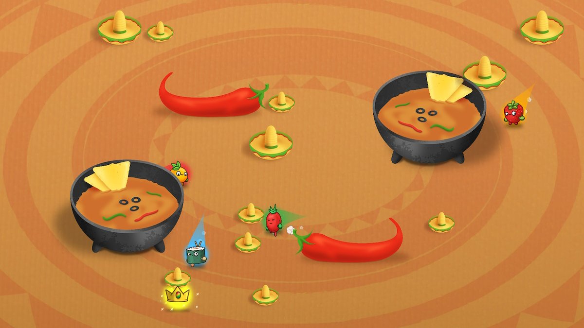 ipuntom's tweet photo. A lo tonto, este está siendo el juego de la Navidad en casa. Un multijugador en el que putear al de al lado muy simplón pero que da para ratos de muchas risas XD #NintendoSwitch #UltraFoodmess https://t.co/OtwjQ9PNI8