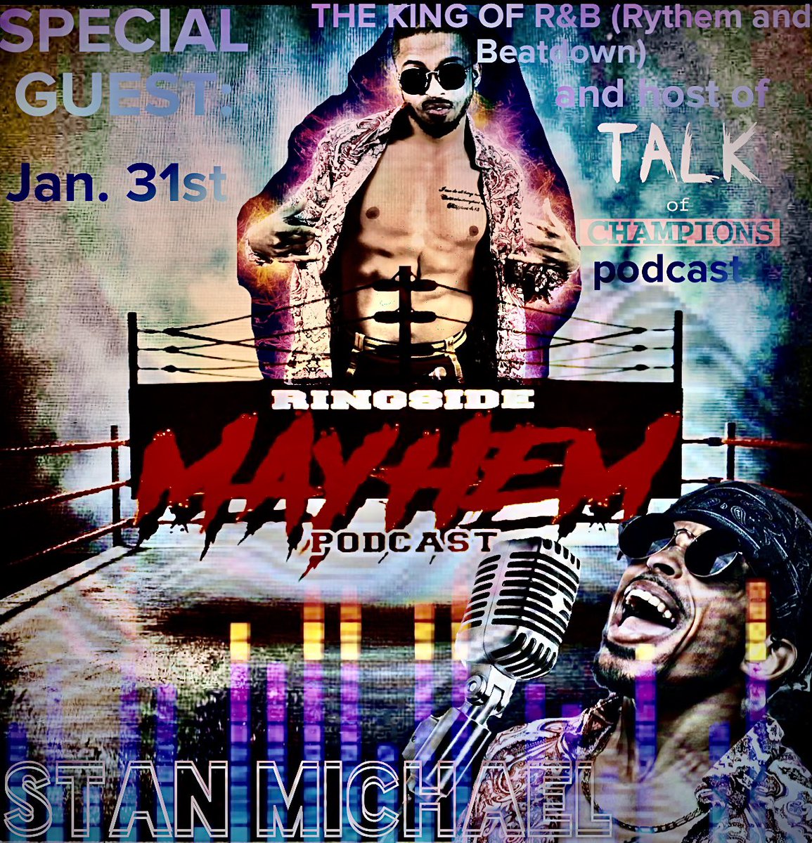 Klassick_Smark's tweet photo. You do not want to miss these 🔥🔥🔥🔥 Episodes. So if you haven’t yet Hit the link. Hit that subscribe button. And Catch us Ringside where all the Mayhem goes Down!!! https://t.co/X3NC3dLpQN https://t.co/w0gpOyisS6