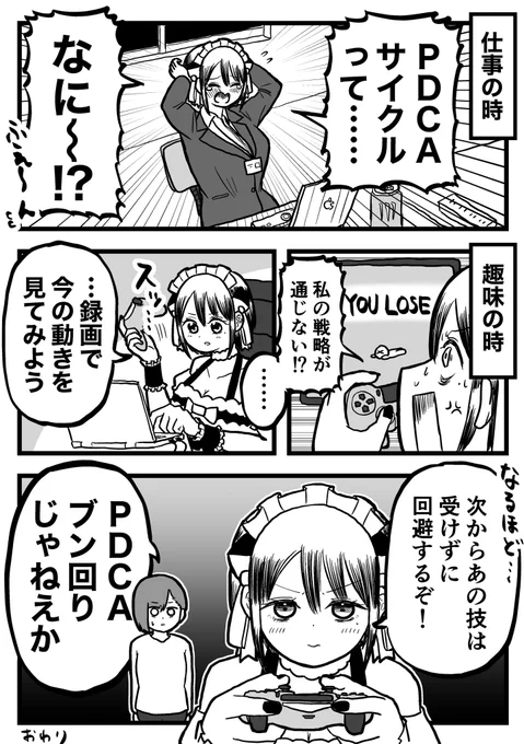 仕事の考え方が趣味の方に導入されてた話 