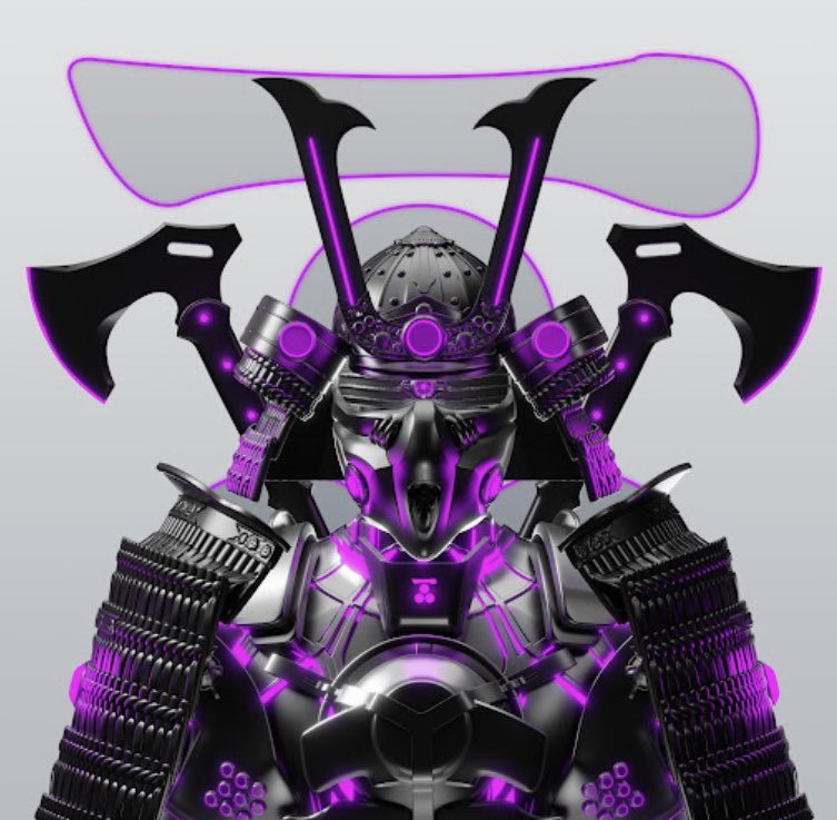 TiboV24's tweet photo. @yedo_legacy revealed there E-Samurai today. This is one of mine, a fearless Samurai from the Mori clan who goes under the name Sorano wich means ‘of the sky’.
#yedolegacy https://t.co/mOjPyNEr3d