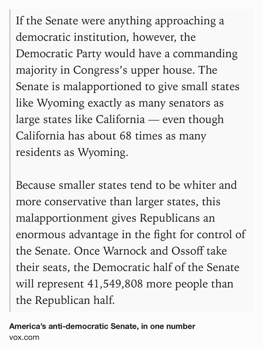 America’s anti-democratic Senate, in one number https://t.co/xOhqxb4qYv https://t.co/EQAcpM7aLF