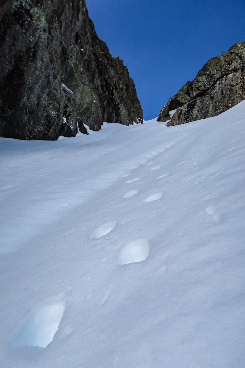 Uns dies salvatges i alpins a l'Alt Pirineu, ascendint al Mont Roig Nord per la canal central