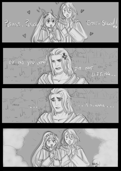 "Does it ever drive you crazy 
Just how fast the night changes?
#FFXIV #EndwalkerSpoilers #sketch 