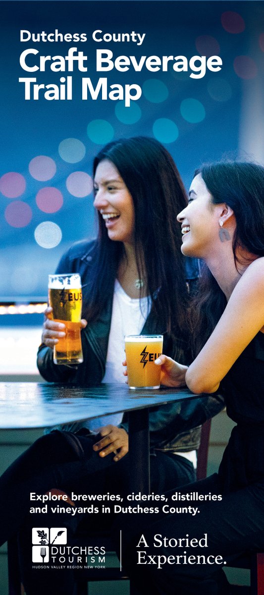 dutchesstourism's tweet photo. Our new Craft Beverage Trail Map brochure is here just in time for the New Year! Plan your visit to local Dutchess County breweries, cideries, distilleries and vineyards! View a digital version of the brochure here: https://t.co/NL1PXbknjb https://t.co/7uO3XzuElX