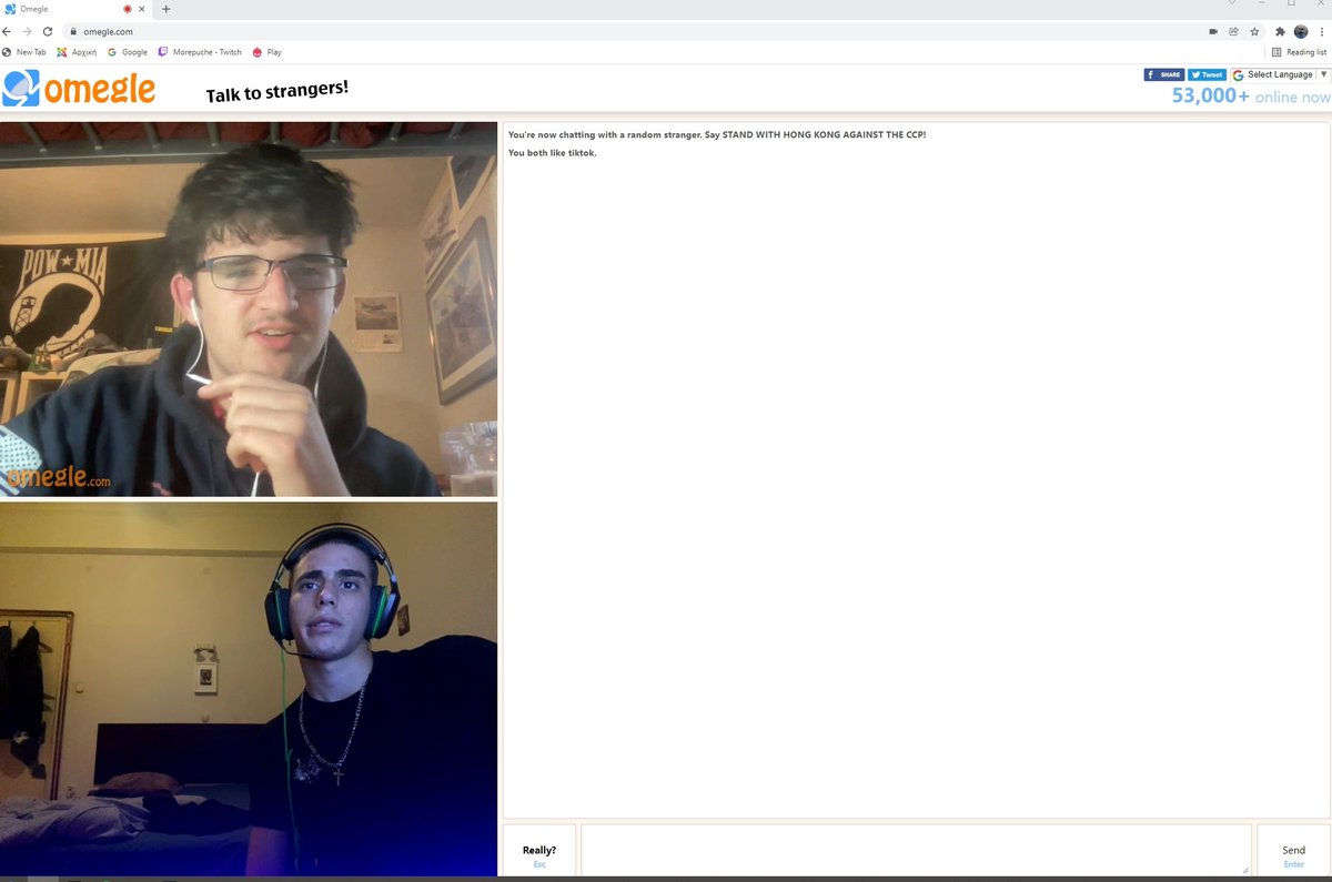 nicktzhmas's tweet photo. I found maguire on omegle. Now we know what hes doing at his free time https://t.co/p1T2zW4ynX