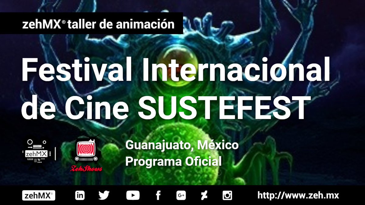 zehMX's tweet photo. zehMX en Festival Internacional de Cine de Suspenso, Terror y Sci-Fi SUSTEFEST 🎥 📼 🎬 #zehMX #Cortometrajes https://t.co/cPNbHGlZnH