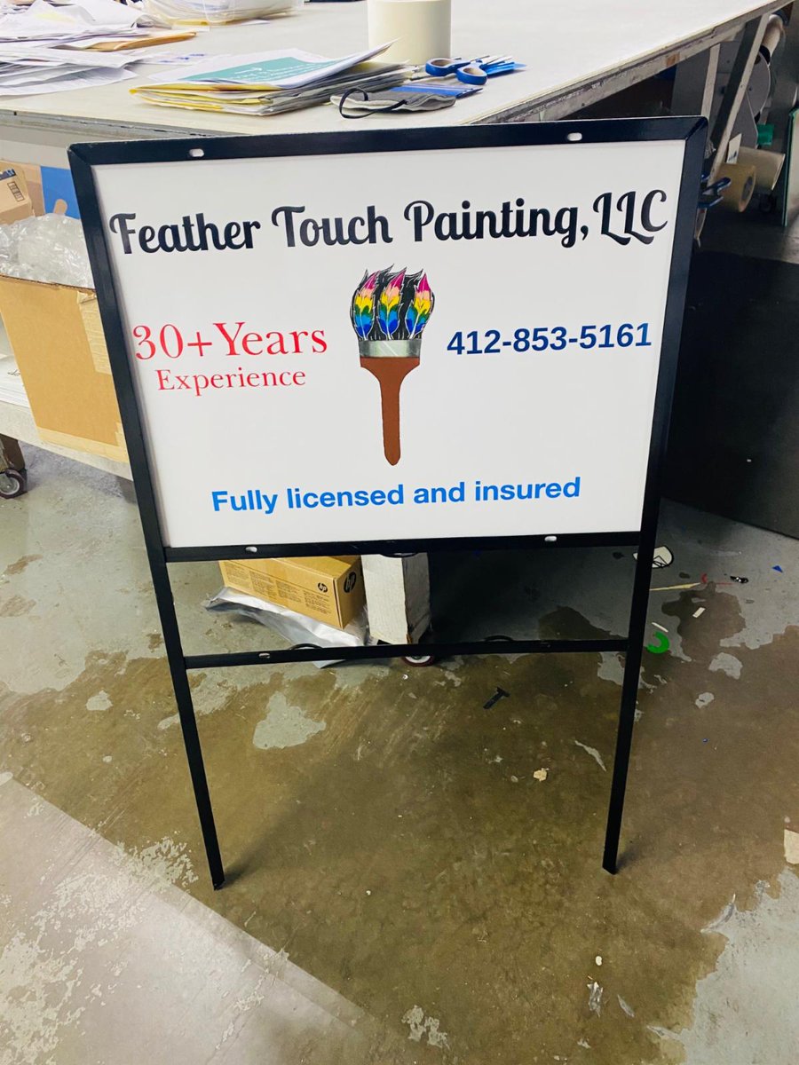 MrSign_PGH's tweet image. We created these aluminum yard signs over the summer for Feather Touch Painting, LLC.#PaintingSign #YardSign #MrSign #Pittsburghhttps://mrsignpittsburgh.com/products.cfm?signtypeProd=95292570621&amp;amp;pgtype=Yard%20Signs