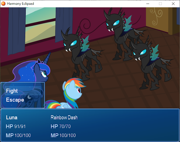 EquestriaDaily's tweet photo. "My Little Pony: Harmony Eclipsed" Oldschool Style RPG Now fully Released - Post up here: https://t.co/o5YuvDRZI3 #brony #mlp #Mylittlepony #mlpg5 https://t.co/XpHiOmgts0