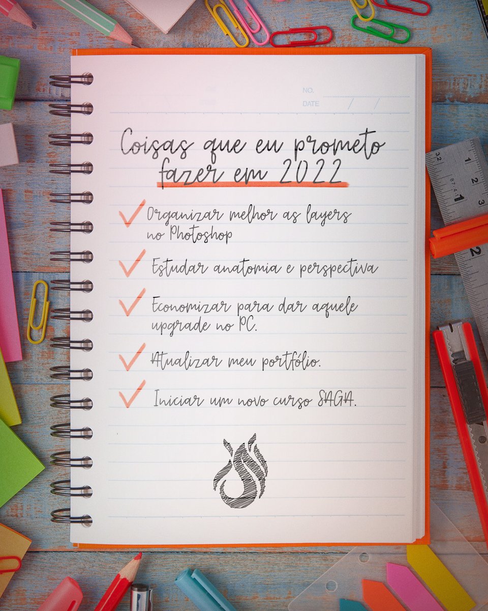 Escola_Saga's tweet photo. O início do ano chegou e tá na hora de colocar em prática algumas atitudes para evoluir ainda mais. Comenta pra gente! Quais as suas metas para 2022?

#escolasaga https://t.co/QIMeepK4aG