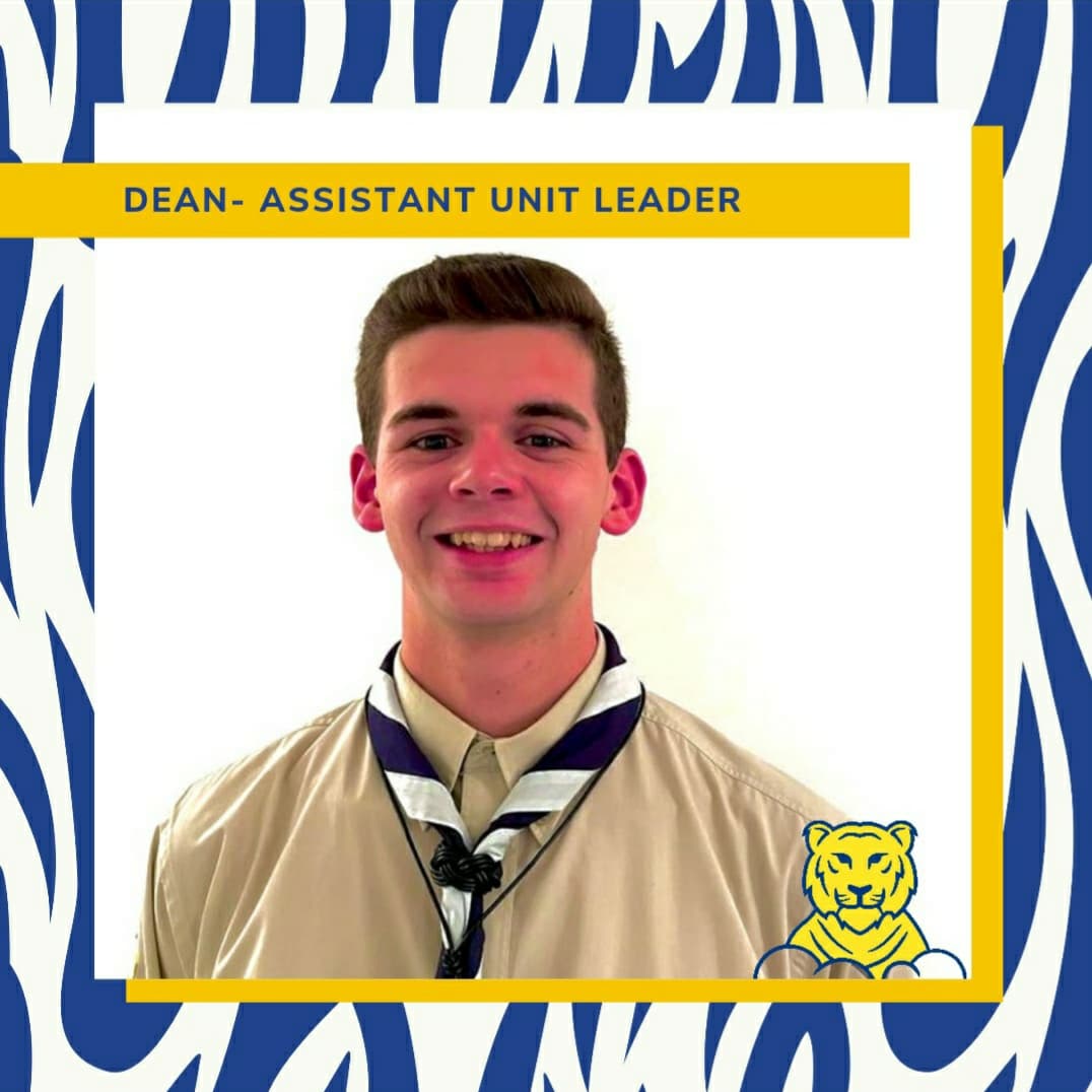 GLSE_WSJ's tweet photo. As we prepare to launch Unit 34, it's time to meet our amazing leaders! Drum roll please... 🥁🥁

Finally, completing the team we have Assistant Unit Leader Dean! https://t.co/yhC9XCrXOc