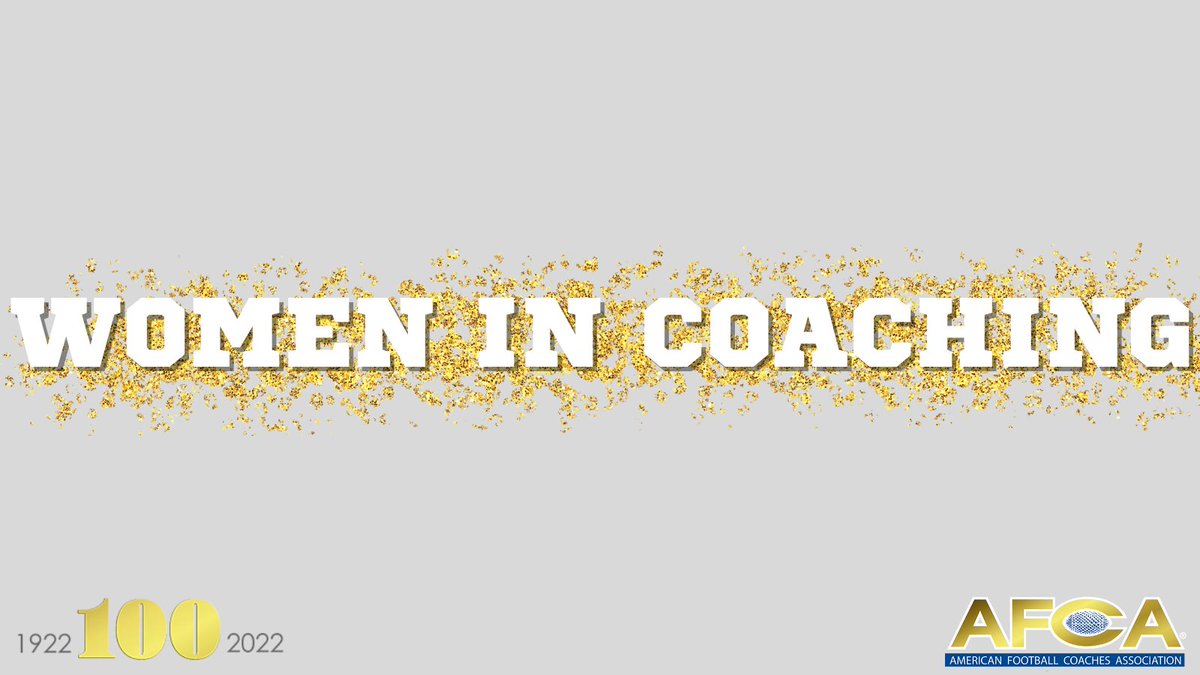 WeAreAFCA's tweet photo. We are so excited to be bringing the Women in Coaching meeting to the 2022 AFCA Convention‼

The meeting will be moderated by @CoachMickeyG and include a 'Hiring Women Panel' with @BTeevens &amp; @CoachDavidson23.

⏰ Sunday 1/9 @ 4-4:50pm
📍 Room 209

All are welcome to attend! https://t.co/UeJ2wA3NzC