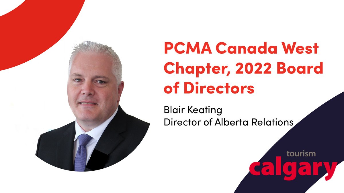 MeetingsCalgary's tweet photo. And congratulations to Business Development Director, Blair Keating, on his appointment to Director of Alberta Relations with @PCMACW. 

#MeetCalgary https://t.co/FCoMNg0E15