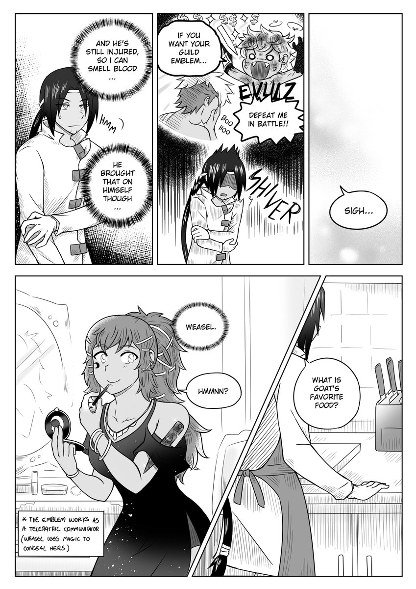 azulihaven's tweet photo. Rat Guild chapter 7 bonus pages page 3!! IM BACK WITH UPDATES

And yes this is "exactly" how it happened on chapter 7 lmao. Weasel is working btw lol.

Read the full thing here~ https://t.co/k3N7xl7w6c ^w^)/ https://t.co/mVNpIhD5yl