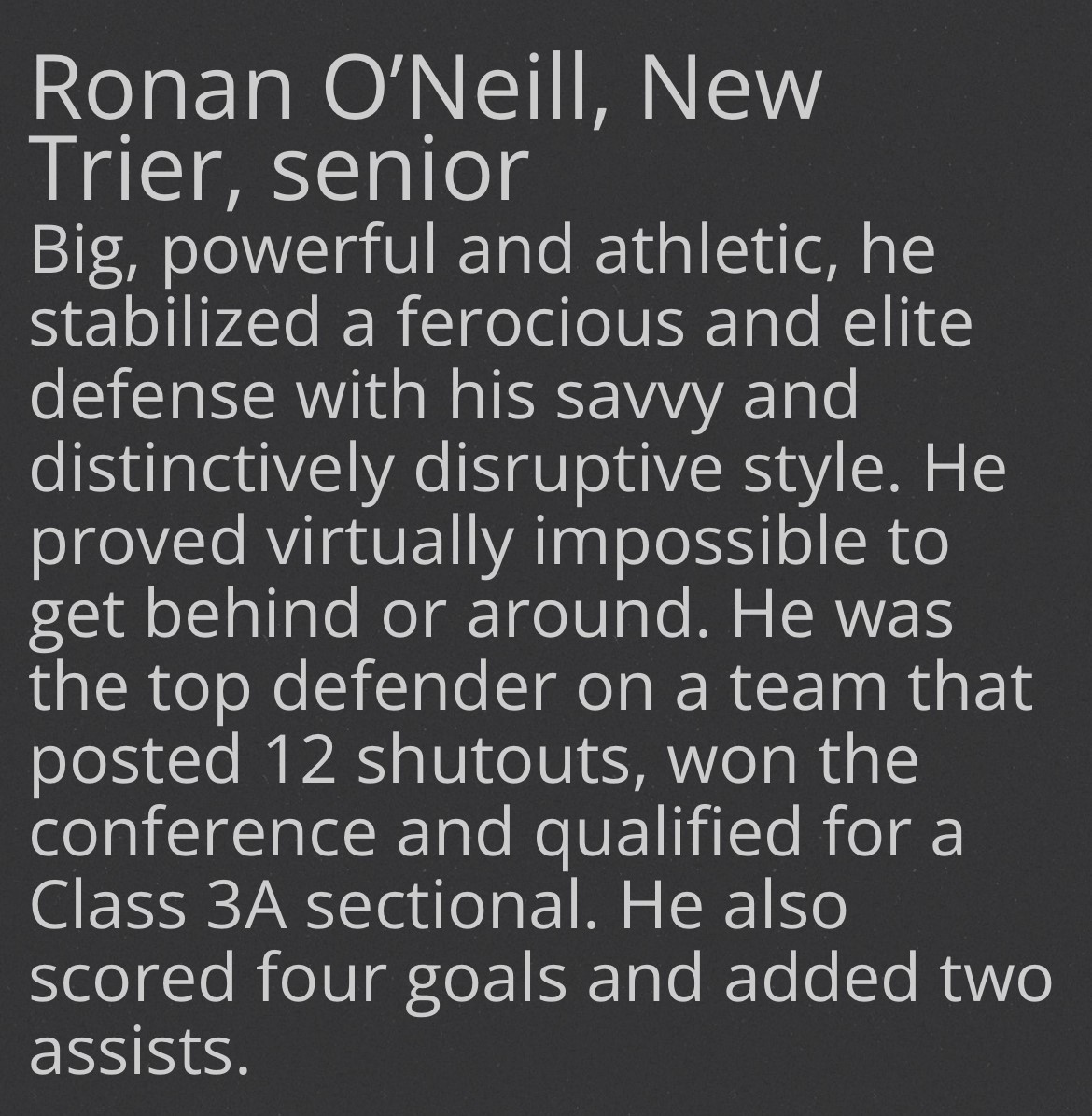 ntbs_official's tweet photo. Congratulations to our three senior captains on being named Chicagoland Soccer All State for Fall 2021! 🏅⚽️👏💪

Aidan Crawford (GK)
Ronan O'Neill (D)
James Paden (M)

#GoTrevs #COYT #WeAreOne #AllState https://t.co/ZcGe045Ei2
