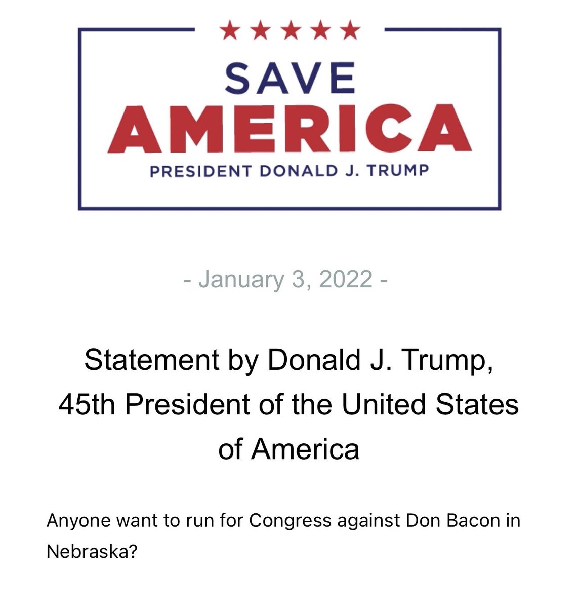 TrumpWarRoom's tweet photo. https://t.co/4d6rSQd0cM