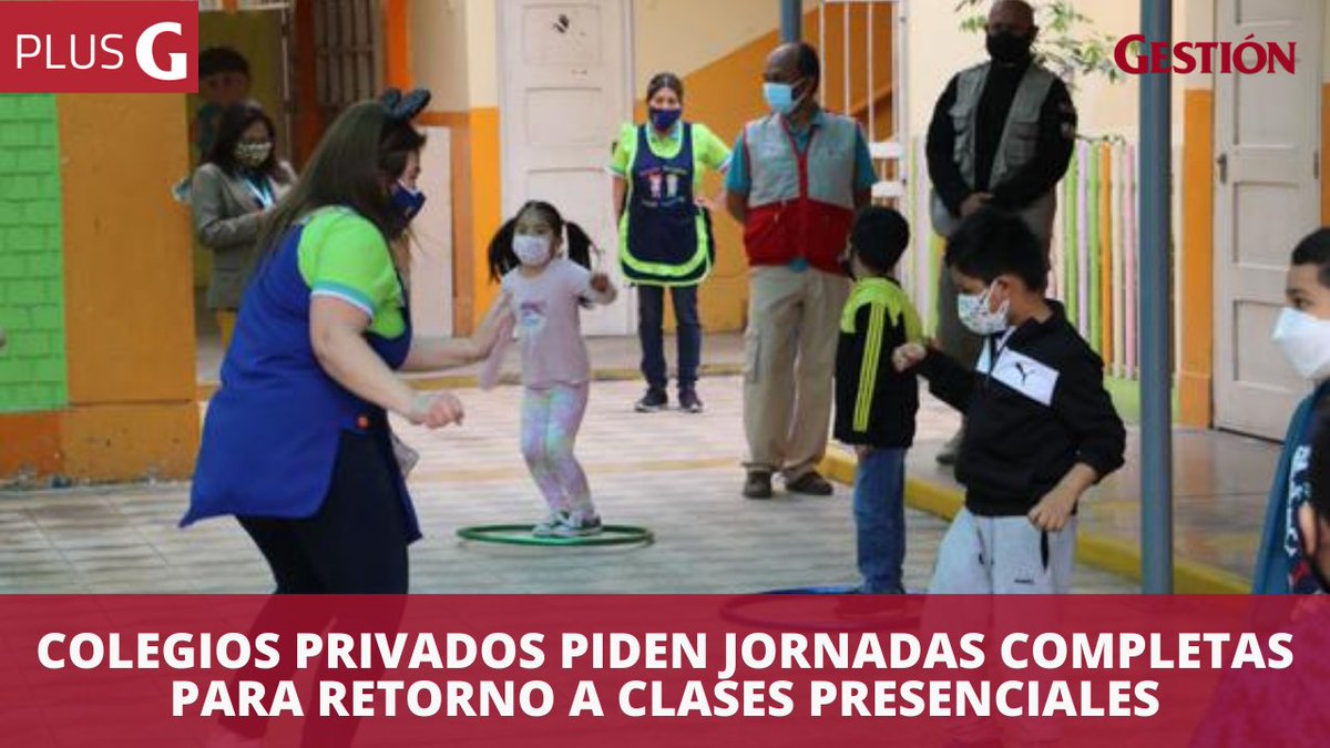 Gestionpe's tweet photo. #PlusG | En algunos colegios privados -de acuerdo a Adecopa- las pensiones para el 2022 han retornado a los niveles prepandemia mientras que otros los han ajustado a la inflación. Los detalles a continuación. ►https://t.co/IH3L56tYmd
#ColegiosPrivados #Adecopa #Pensiones https://t.co/ILnHNeooYf