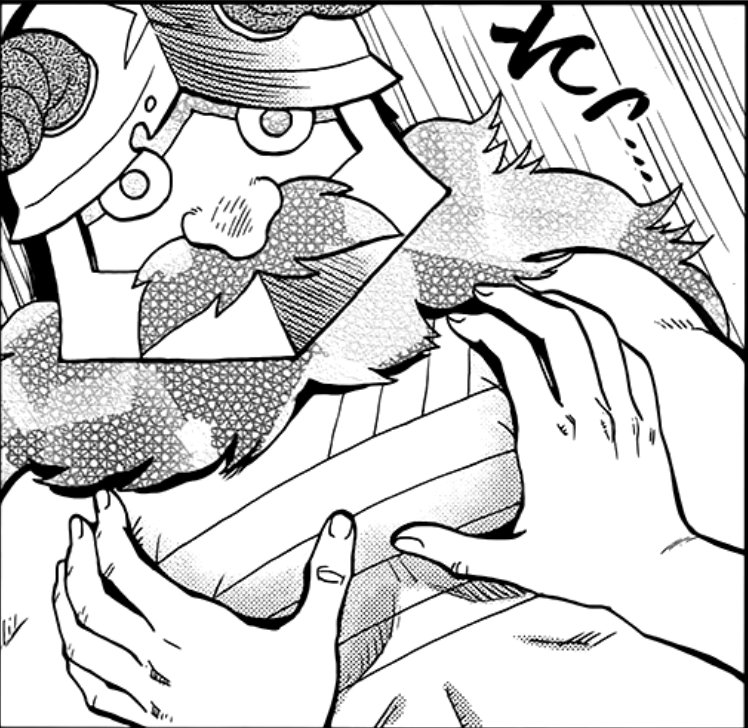 ryoko kui could've given all the fanservice-y scenes to the single girl character or the actual catgirl but she gave it to the dwarven father figure. and i respect her so much for that 