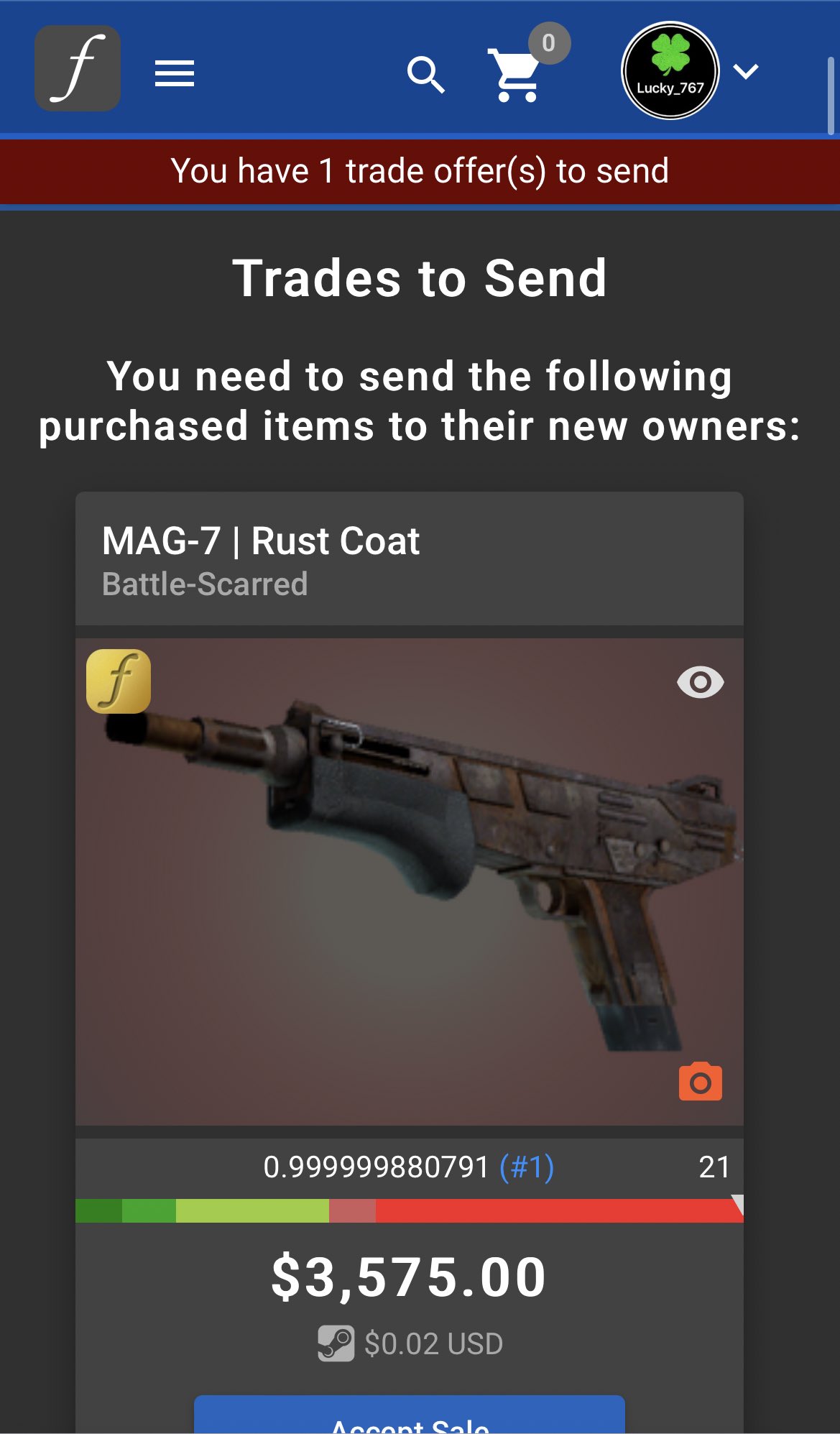 CSGOFloat (csgofloat) / Twitter