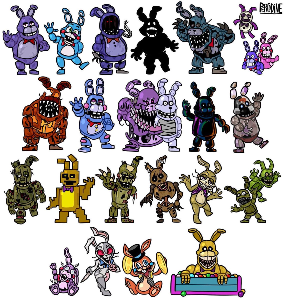 RT @percodine: Some bunnies #FNAF https://t.co/XRx7dlGl3f