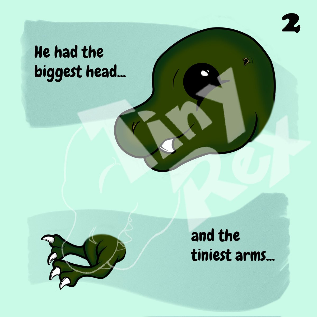 TinyRexNFT's tweet photo. And here's page 3 (along with page 2 for reference)!
How do you like the TeenyRex, @themetamusee ?
#ChildrensBooks #TinyRex https://t.co/C74FNqSZ1w