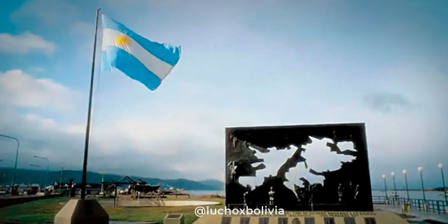 LuchoXBolivia's tweet photo. Las #Malvinas son argentinas. Ratificamos nuestra solidaridad y apoyo al legítimo reclamo de #Argentina, que pide de vuelta sus derechos imprescriptibles de soberanía sobre las Islas Malvinas. 
#Malvinas40Años🇦🇷 https://t.co/jUdElaSCam