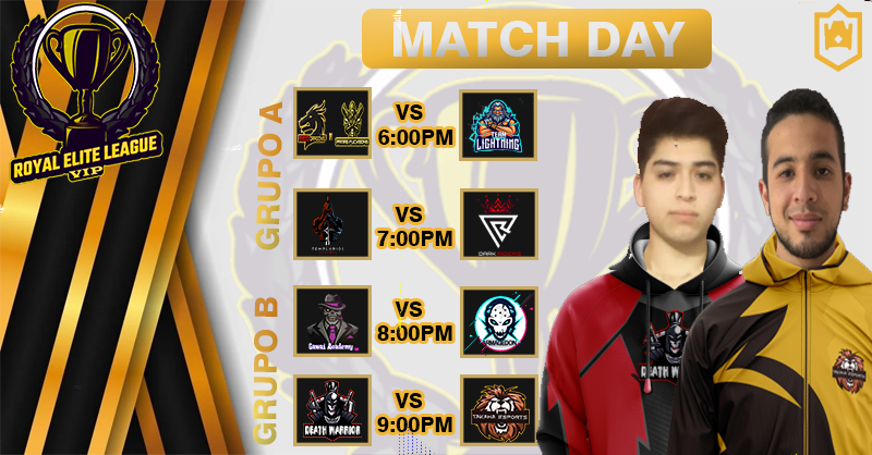 RoyalEliteLeag's tweet photo. #REL| DIVISIÓN VIP 💎| JORNADA 1⃣- S2

Arrancamos la segunda temporada VIP de la liga 🔥

🔰GRUPO A

⚔️ @ReDragons01 🇵🇪🇬🇹🆚 @TeamLightning8 🇲🇽
⚔️ @TemplariosEGS 🇵🇪🆚 @DarkRidersMx 🇲🇽

🔰GRUPO B

⚔️ @Gawai_Academy1 🇦🇷🆚 @ARMAGEDONHN_CR 🇭🇳
⚔️ @DeathWarriorCR 🇵🇪 🆚 @EsportsTakana 🇵🇪 https://t.co/hBOvnMgLRC