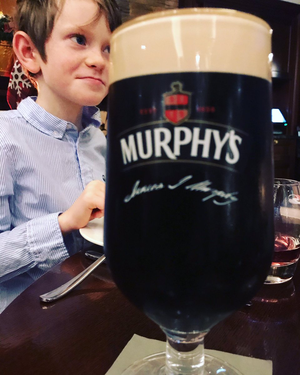 DunleavyBernard's tweet photo. It’s not the pint that counts, it’s the company. #FatherAndSon #Murphys #WhenInCork #DunleavyNewYearRoadTrip https://t.co/f1XsftT9c2