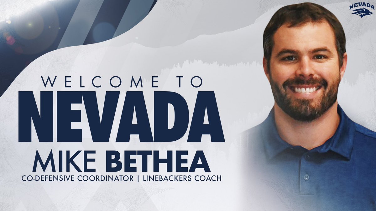 NevadaFootball's tweet image. 𝐖𝐄𝐋𝐂𝐎𝐌𝐄 𝐓𝐎 𝐍𝐄𝐕𝐀𝐃𝐀

@CoachMikeBethea joins the Wolf Pack as Co-Defensive Coordinator and Linebackers Coach!

#BattleBorn // #Nevadatude