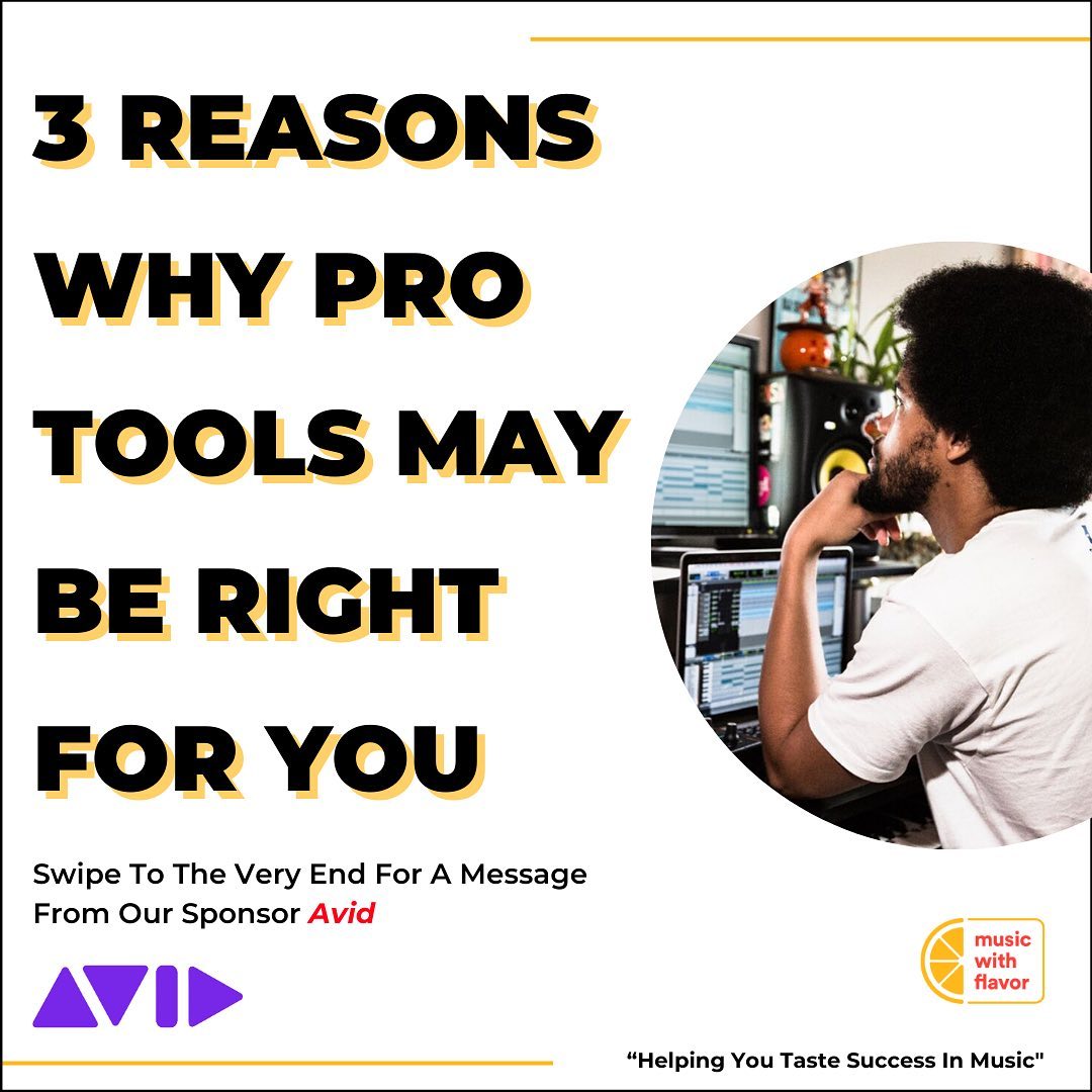 MusicWithFlavor's tweet photo. Is Pro Tools the right DAW for you?

Check the link in our bio for more details 😇

#musicproduction https://t.co/bOGnEkuMUO