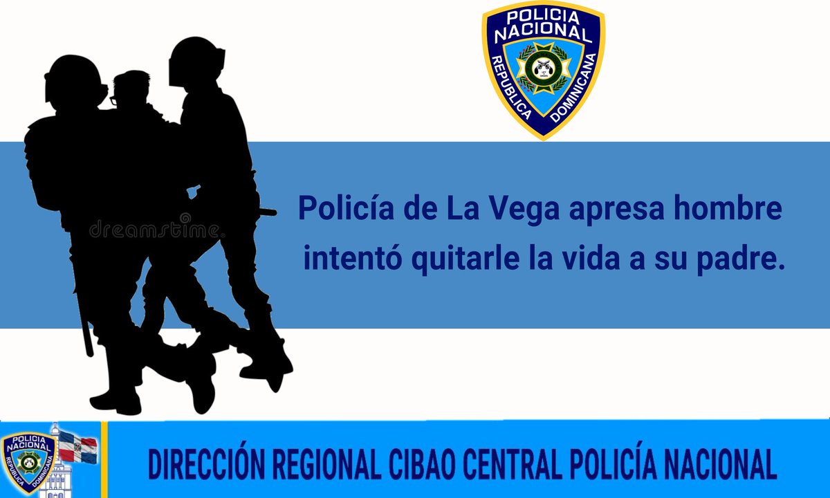 CibaoCentralPN's tweet photo. #Informamos @PoliciaRD #CibaoCentral #LaVega detuvo a Brayan Núñez el cual intentó quitarle la vida con un arma blanca a su padre el Sr. Benjamín Núñez. https://t.co/M5DHOUnE0J