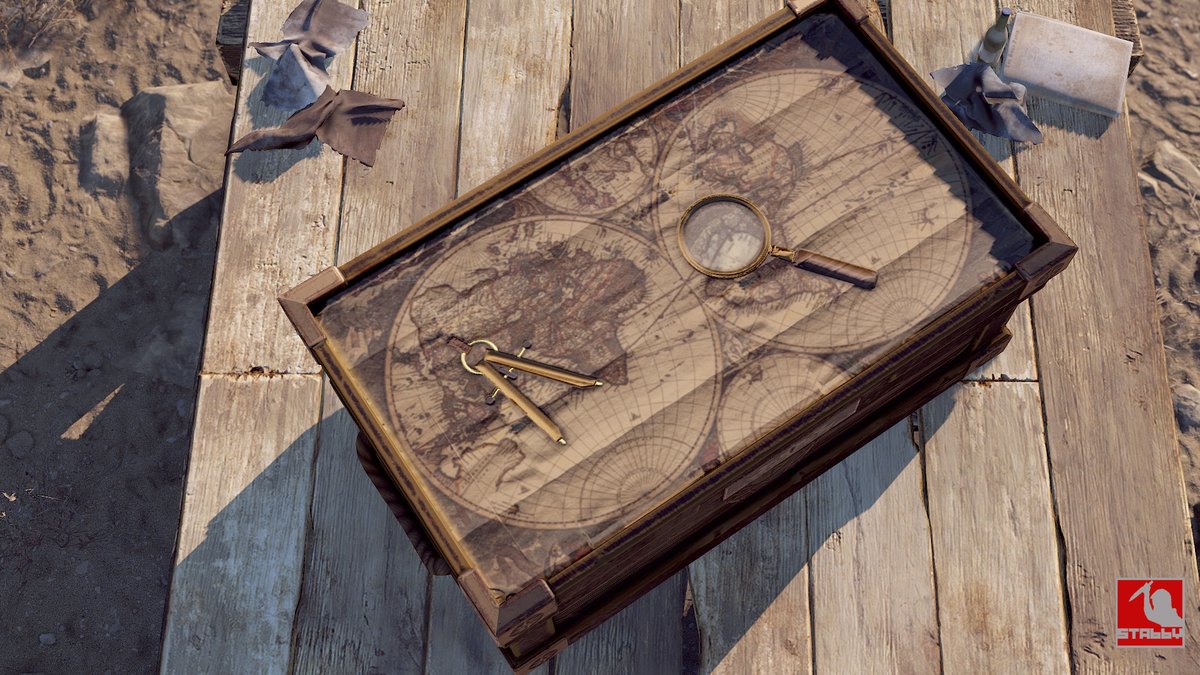 Happy New Year!! New Skin!! CARTOGRAPHER'S BOX! Please upvote/fave/and share! :)  steamcommunity.com/sharedfiles/fi… <a href="/playrust/">Rust</a> <a href="/gerrmanman/">ThatGermanGuy</a> #rustskins #skinsforrust #rustgame