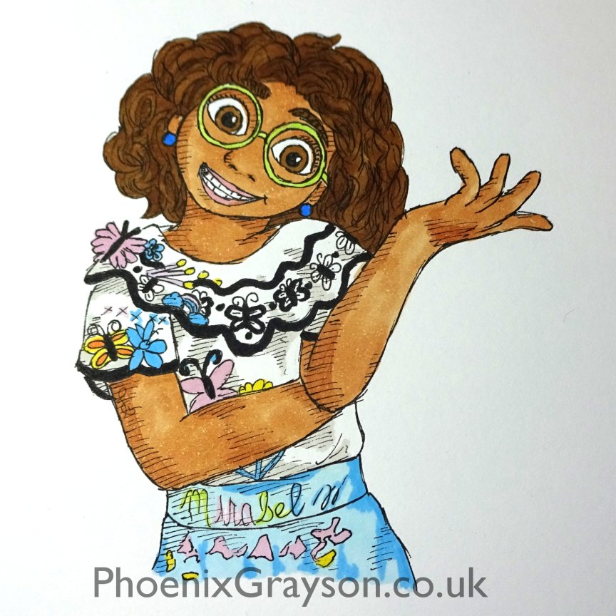 PhoenixGrayson3's tweet photo. I saw Encanto a few days ago and really enjoyed it! If you've seen it, what did you think? Who should I draw next? π€
#mirabel #encanto #madrigal #fanart #promarker #traditional #PhoenixGrayson #disney #disneyplus https://t.co/HtA5DiqxjB