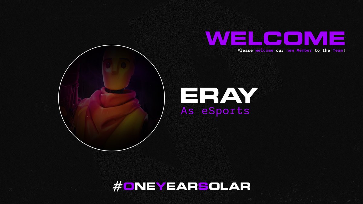 SolarxGG's tweet photo. We are glad to announce 3 newcomers!

👤@yatrex7x

Welcome &amp; Congratulations!🥳👋
#OneYearSolar https://t.co/DwRAFY5C4y