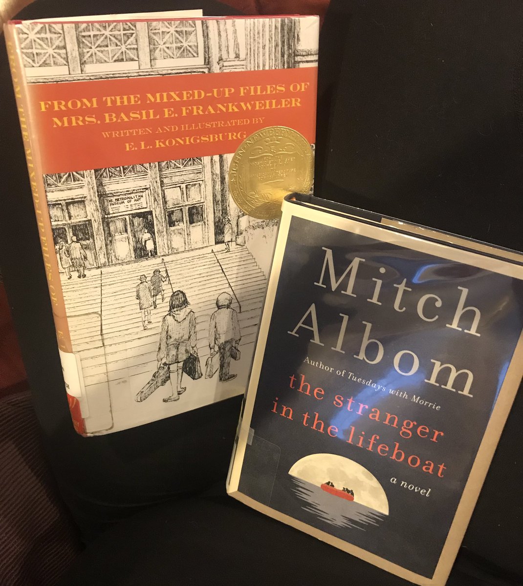JECamitzzi's tweet photo. I got two books from the library YESTERDAY... Todayβ¦ I need two more books. β @netflix thanks for the fun and light recommendation from @dashelilynetflix β @mitchalbom Thank you for the thought provoking story and ideas #reader #bookworm #mixedupfiles #thestrangerinthelifeboat https://t.co/lNHqKGSgwn