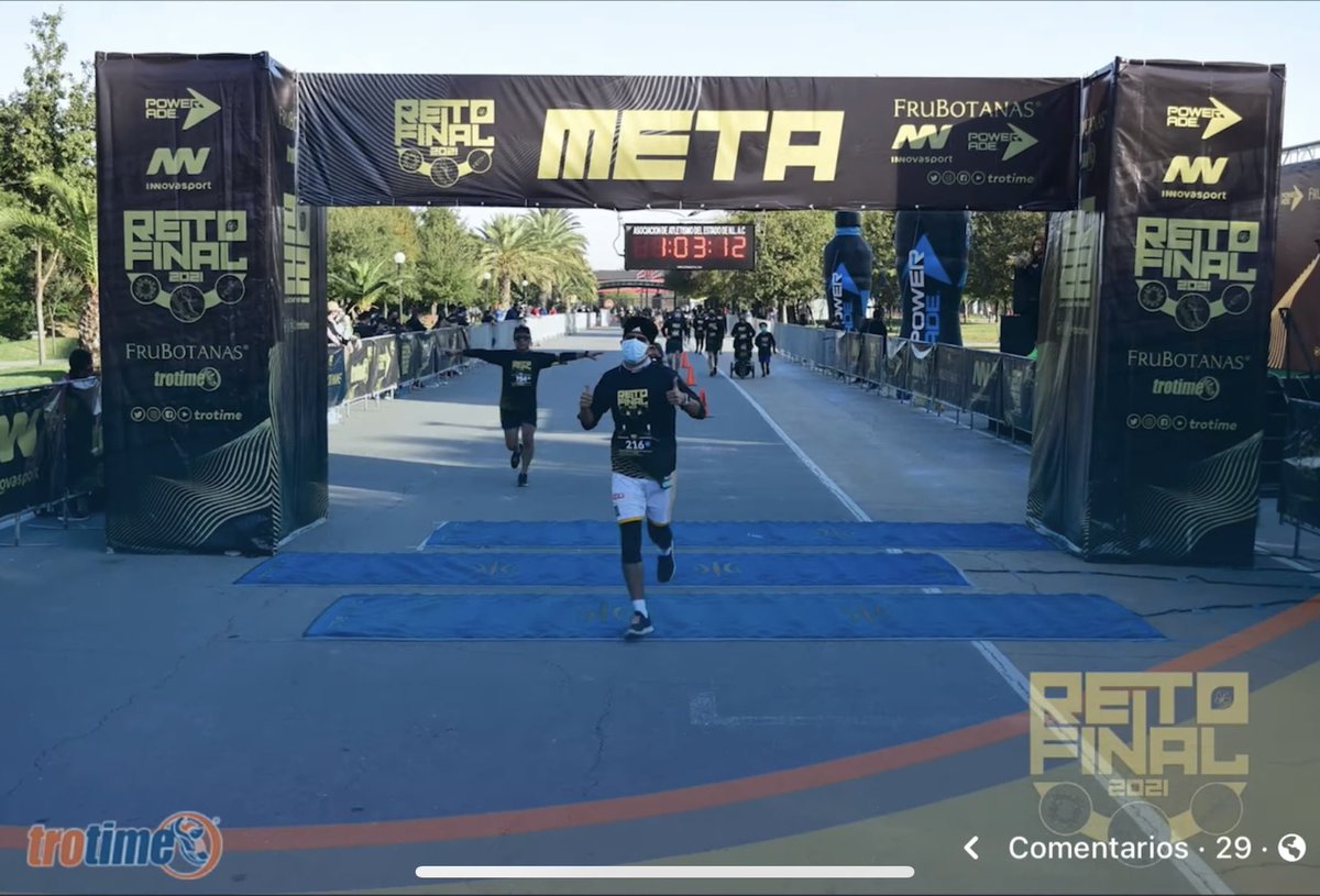 LuisAlbertoG13's tweet photo. 1 hora con 3 minutos.👏🏽🥳🏃🏾
#RetoFinal https://t.co/SvurqQ3DZp