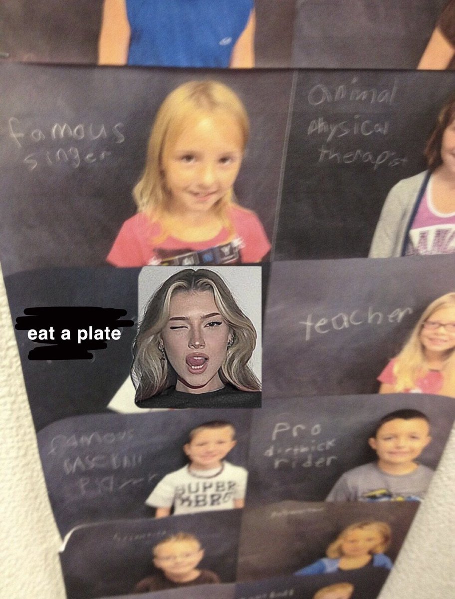 when i grow up i want to eat a plate and you cannot stop me