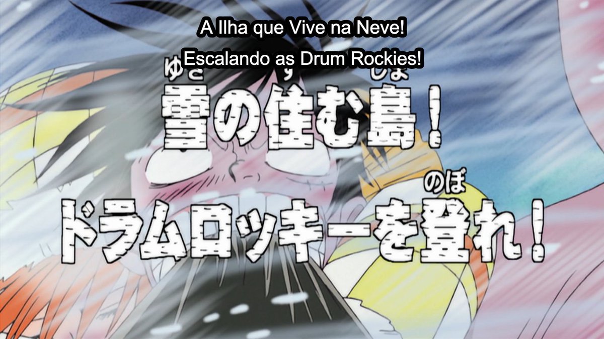 Episodio 83: "A Ilha que Vive na Neve! Escalando as Drum Rockies!"

Luffy não desiste de conseguir o tratamento para Nami com a Dra. Kureha, e agora levará não só a navegadora, mas também Sanji, atingido pela avalanche, ao topo da montanha.

Data: 07/10/2001
Anime: One Piece