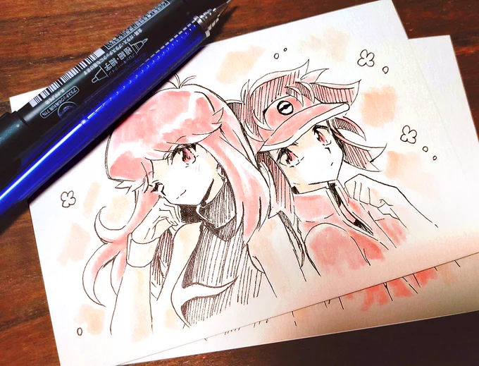 御礼絵でした。ありがとうございました! 