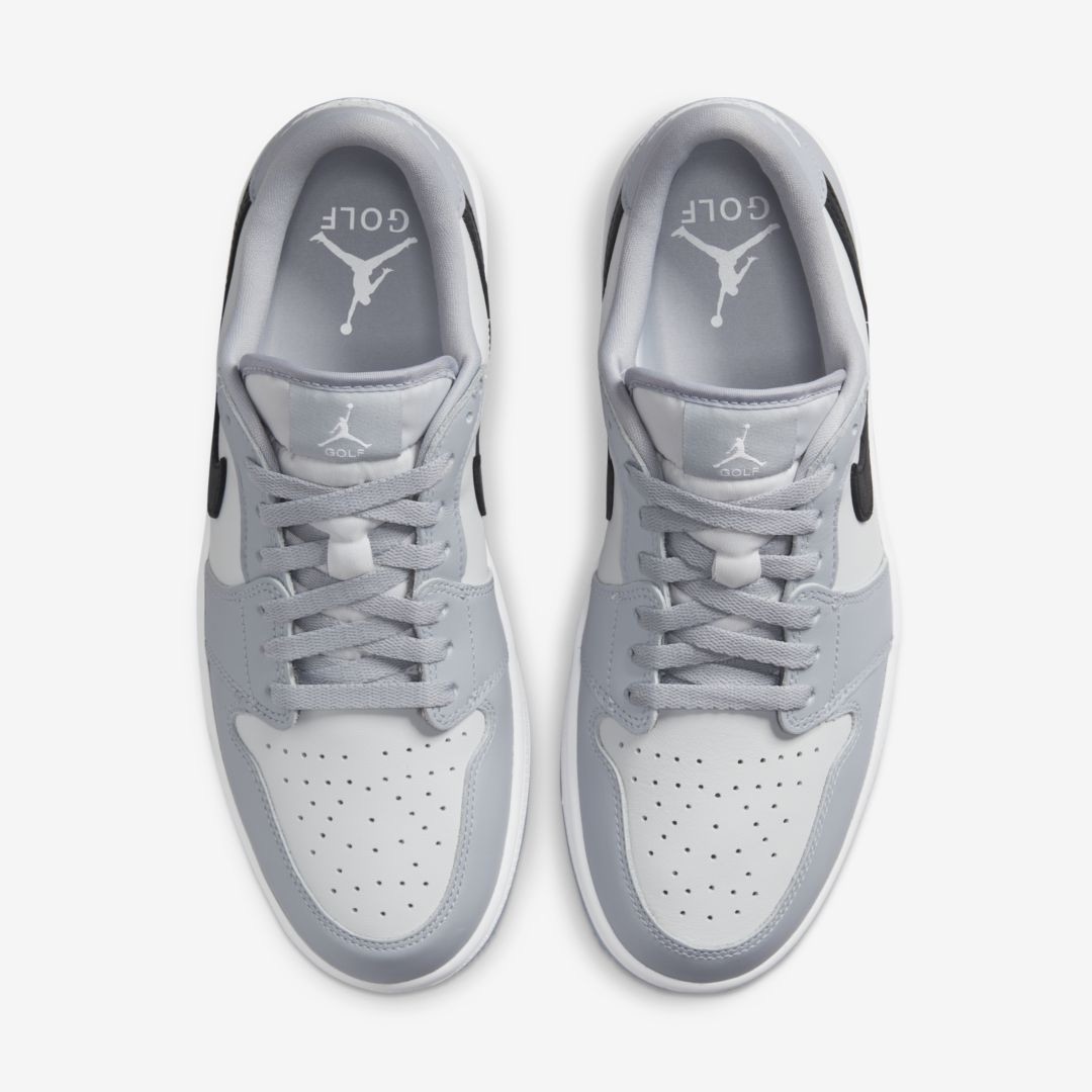 J23app's tweet photo. Jordan 1 Low Golf "Wolf Grey" official images https://t.co/kPAEvkBJAa